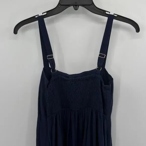 Haven Women's Sardinia Linen/Viscose Blend Maxi Dress - Riviera Blue - XS/S - Picture 8 of 9